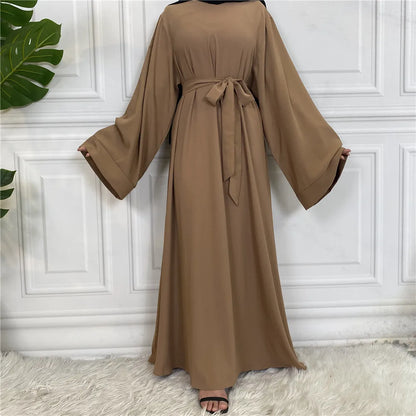 Modest Abaya Dress Ramadan Kaftan For Women | Elegant Muslim Maxi Robe