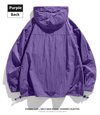 Outdoor Sun Protection Clothing Ultra-thin Anti-ultraviolet Sun Protection Clothing Breathable Sports Workwear Jacket