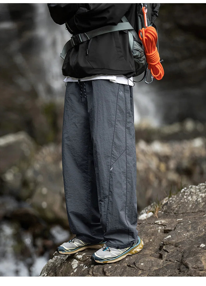 TFETTERS Brand Outdoors Men's Cargo Pants 2026 Spring Summer Outdoors Outing Casual Pants Man Watertight Baggy Riding Clothes