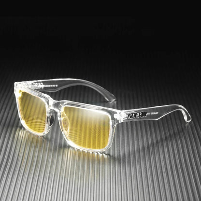 Polarized Photochromic Sunglasses - Men's Square Oversized UV400 Fashion Shades