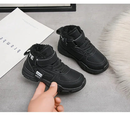 Children Winter Boots – Waterproof Kids Snow Boots With Plush Lining & Rubber Sole