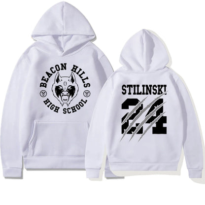 Teen Wolf Stiles Stilinski 24 Hoodie MCCALL 11 Fashion Print Streetwear Men Women Sports Sweatshirts Hoodie Harajuku Clothing