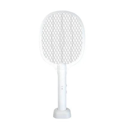 Rechargeable Foldable Electric Mosquito Swatter Photocatalyst Mosquito Trap Lamp Dual-use Electric Shock Bug Zapper For Indoor
