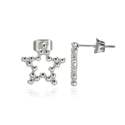 Vintage Starfish Stud Earrings – Stainless Steel Ocean Studs