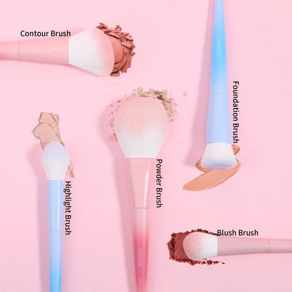 Docolor Makeup Brush Set Professional 10-30pcs Eyeshadow Blush Synthetic Foundation Brush Powder Contour Cosmetic Tool For Women