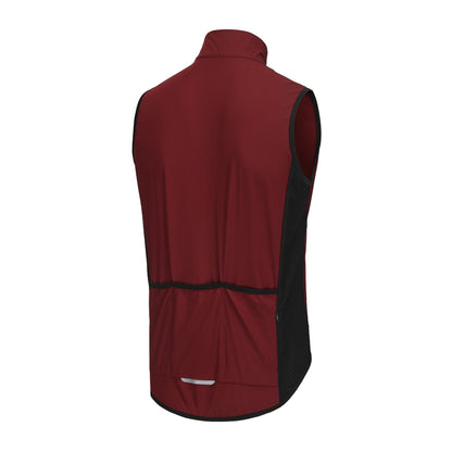 Rsantce Men 3+1 Pocket Windproof Waterproof Lightweight Cycling Sleeveless Jacket Mtb Bicycle Jersey Clothing Reflectiv Vest