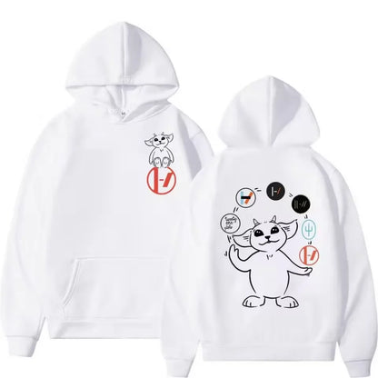 No. 21 Pilot Printed Men's Hoodie Printed Hip-Hop Retro Rock Sports Fashion Men's Sweater Autumn and Winter Adult New Tops