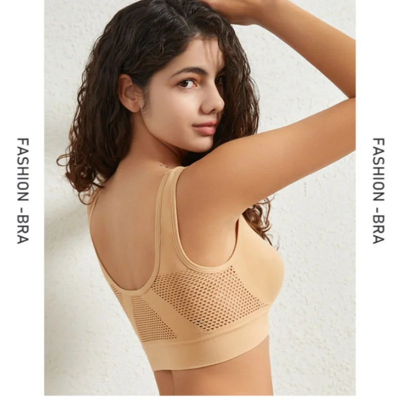 Push-Up Bras Seamless Bra Wire Free Breathable Brassiere - Comfortable Sports Bralette S-5XL