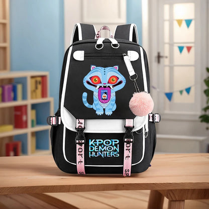 KPop Demon Hunters School Backpack - Stylish Outdoor Bag for Students - ZOOMNSTORE