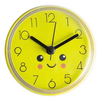 Mini Waterproof Wall Clock - Anti-Fog Quartz Clock for Bathroom and Kitchen