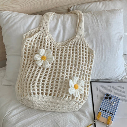 Knitted Shoulder Bag – Fashion Tote With Large Capacity | Lightweight Casual Purse