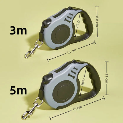 3m 5m dog leash For Small Medium Dogs Cats Automatic Retractable Lead Strong nylon Pets Traction Rope Chihuahua Bulldog Supplies