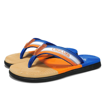 High quality brand men flip flops summer beach flip flops men fashion breathable casual men Beach slippers summer outdoor