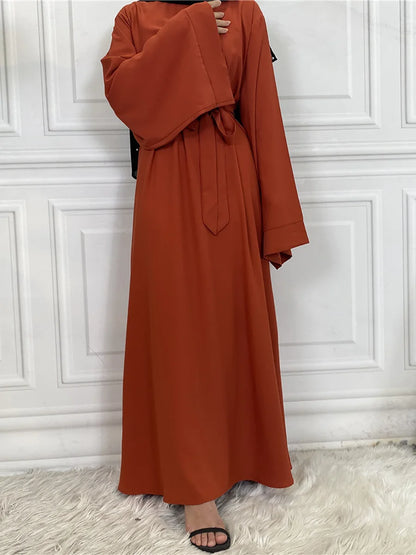 Modest Abaya Dress Ramadan Kaftan For Women | Elegant Muslim Maxi Robe