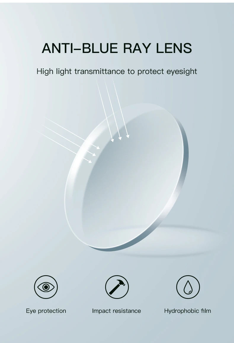 Photochromic Prescription Glasses Women Cat Eye Butterfly Frame Progressive Eyewear