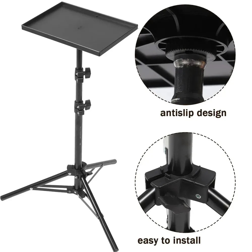 1pcs Projector Tripod Tray Holder For Projector Monitor Smartphone Camera Laptop Microphone Equipment