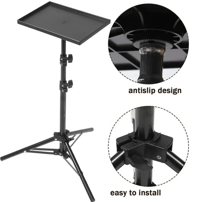 1pcs Projector Tripod Tray Holder For Projector Monitor Smartphone Camera Laptop Microphone Equipment