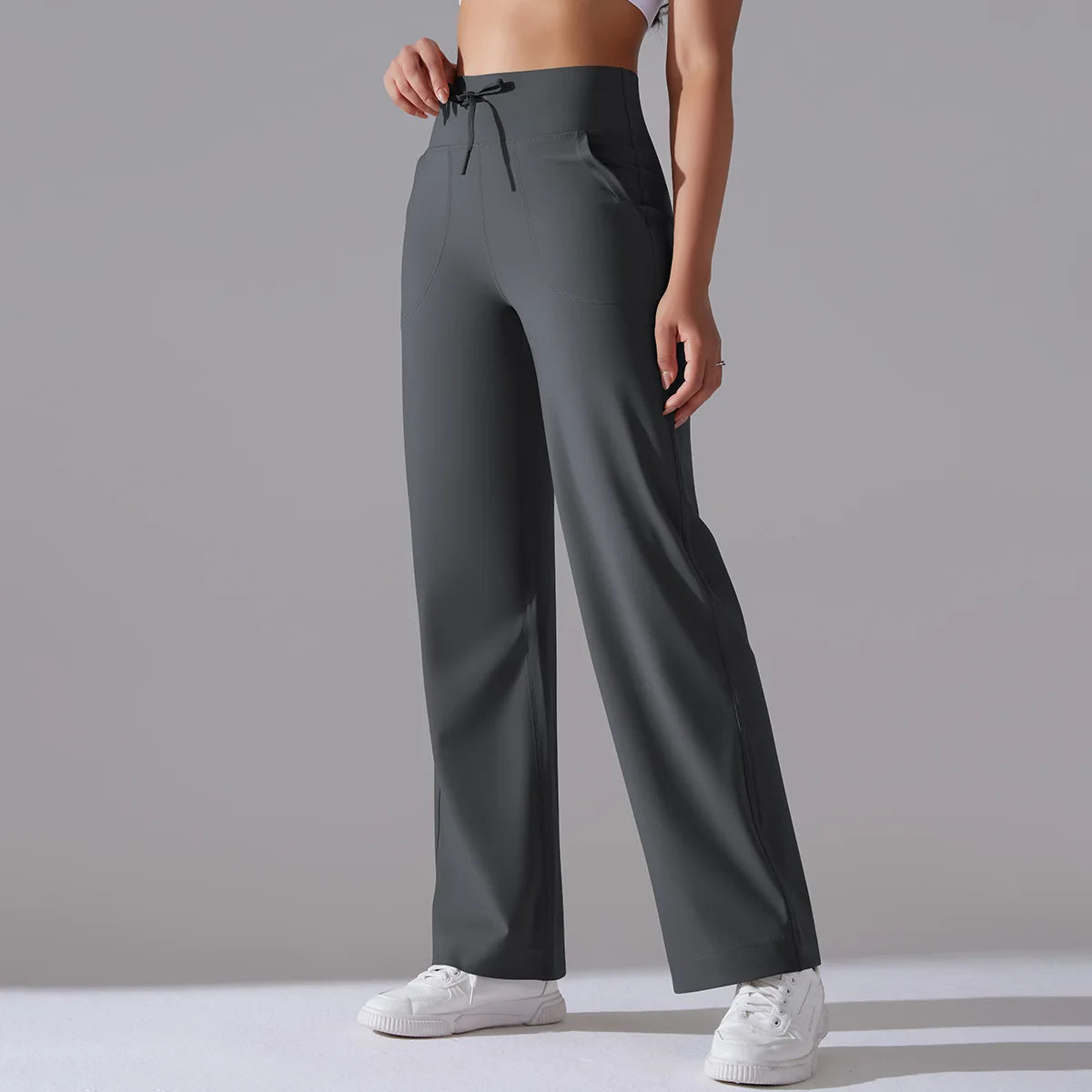 Yoga Straight Leg Sweatpant Straight Leg Women's Loose Tracksuit Pants Wide Leg Outdoor Gym Runing Casual Tracksuit Pants