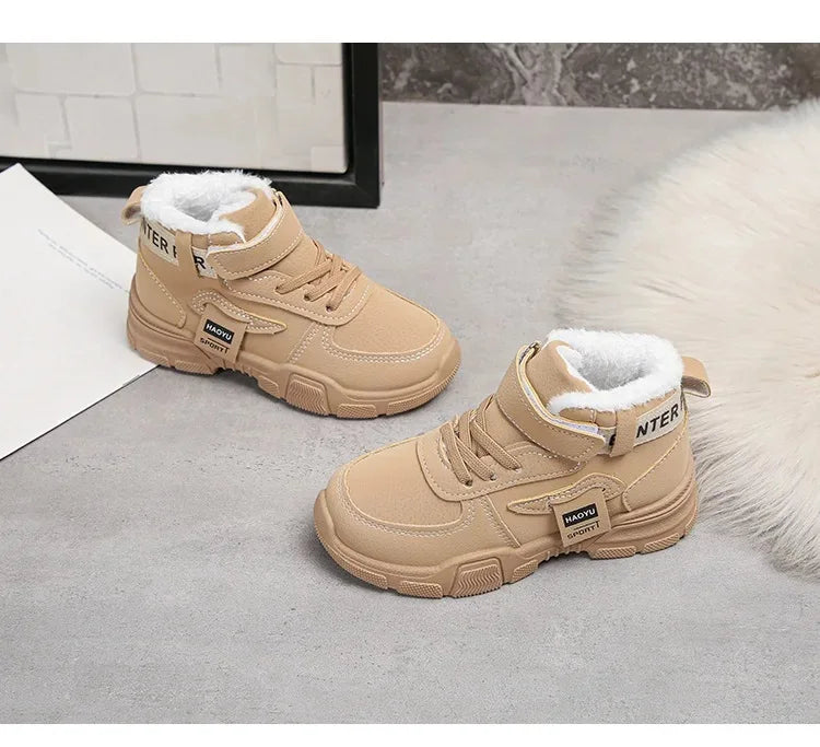 Children Winter Boots – Waterproof Kids Snow Boots With Plush Lining & Rubber Sole
