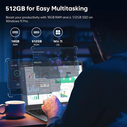 2026 Intel Core I9 10980HK 9900U Laptop Windows 11 Pro 16GB RAM 1TB 2TB SSD Portable Gaming Laptops Computer 15.6" Notebook PC