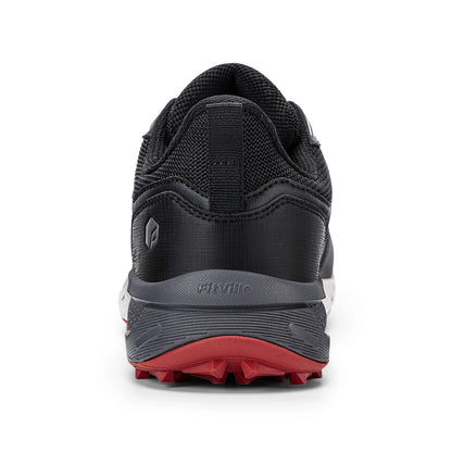 FitVille Men'S Wide Waterproof Spikeless Golf Shoes, High Traction Anti-Slip Sole, Shock Absorption Cushioning Arch Support Professional Golf Trainers, Roomy Toe Box For Wide & Fat Feet