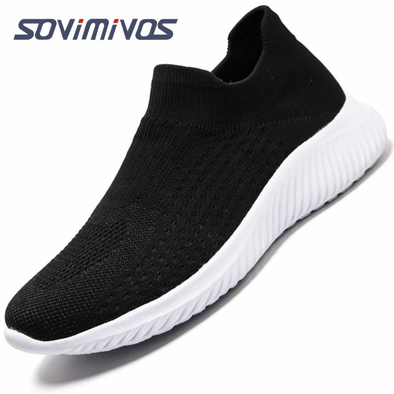 Outdoor Super Light Men Sneakers Fashion Breathable Running Sport Shoes Quality Slip-on Unisex Athletic Footwear 2022 Hot Sale