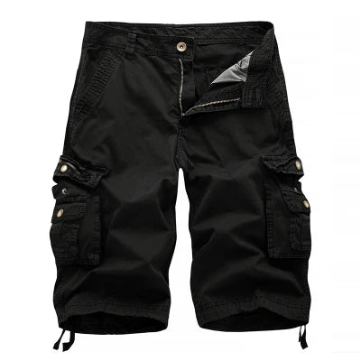 Choice Cargo Shorts Men 2025 Summer Army Military Tactical Homme Shorts Casual Solid Multi-Pocket Male Cargo Shorts Plus Size