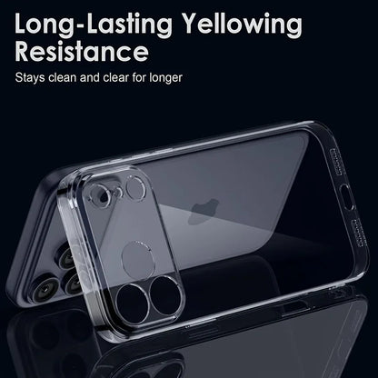Ultra Thin Clear Phone Case For iPhone 17 16 Pro Max 17Pro Soft Silicone Transparent Cases For iPhone 15 14 13 17 Pro Max Cover