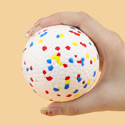 Bite Resistant Solid Dog Ball Toys for Small Large Dogs High Elasticity E-TPU Pet Chew Ball Toy Non Squeak Interactive Puppy Toy