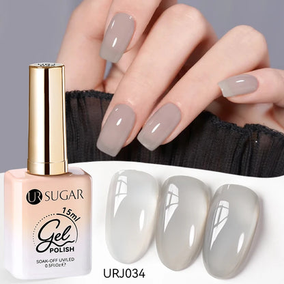 Jelly Gel Polish - Eco Friendly Semi Permanent UV LED Nail Polish for Salon Use
