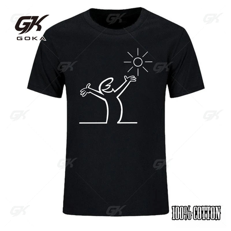 Summer T Shirts for Men Balum La Linea Funny Graphic Tshirt Cotton Comfortable Premium Camisetas Unisex Streetwear Fashion