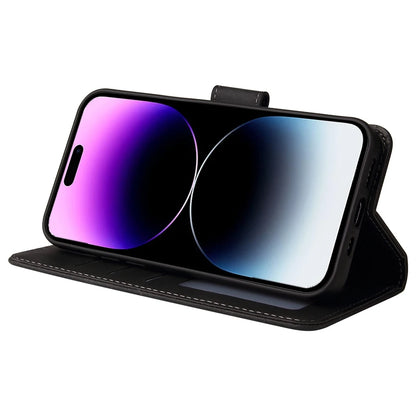 Wallet Skin-friendly With Card Slot Bracket Magnetic Flip Case For Apple iPhone Air 17 Pro Max 16e 15 Plus 14 13 12 11 XR Cover