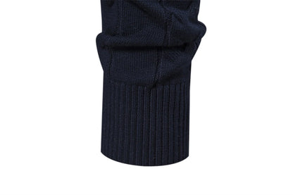 2023 New Autumn High Quality Zipper Pullers Men Warm Winter Cotton Sweaters for Men Ethnic Patterns Casual Mens Sweater