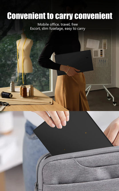 Portable Monitor 14 Inch - MUCAI N140-S36 TN Panel, 60Hz, 3ms Response, Built-In Speakers