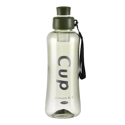 1500ML Water Bottle Motivational Sport Water Bottle Leakproof Bottles Drinking Outdoor Travel Gym Fitness Jugs for Bottle