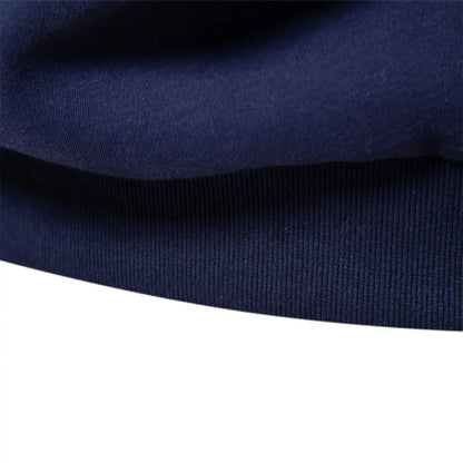 Men's Autumn Long-Sleeved POLO Collar European Size Sweater - Trendy, High-Quality, Casual, Versatile and Loose-Fit Top