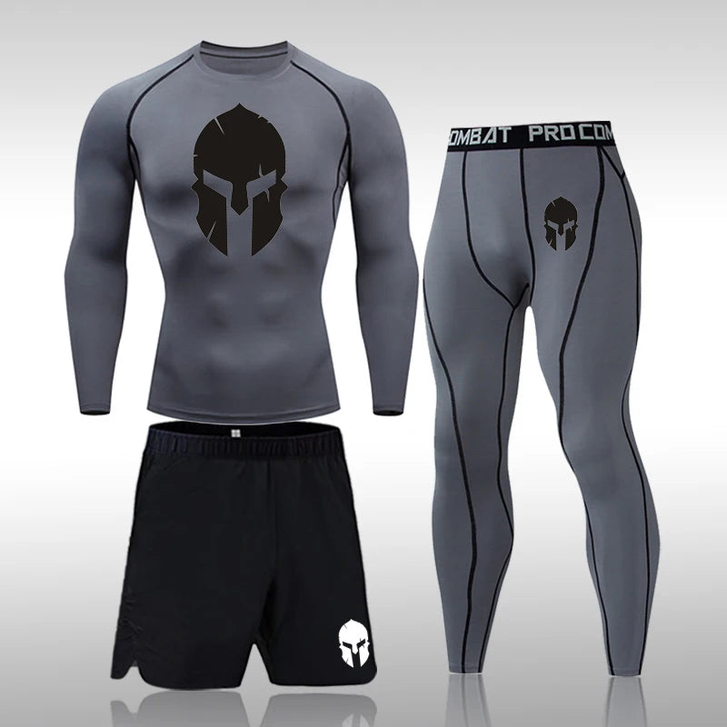 Men Sport Suits - Compression Workout Gear | Rashguard Shirts & MMA Fightwear