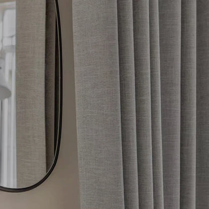 Linen Blackout Curtains – Modern Living Room Drapes | Full Shading, Luxury Bedroom