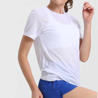 Women's Quick-Dry Sport T-Shirt – Ultralight Breathable Running Top