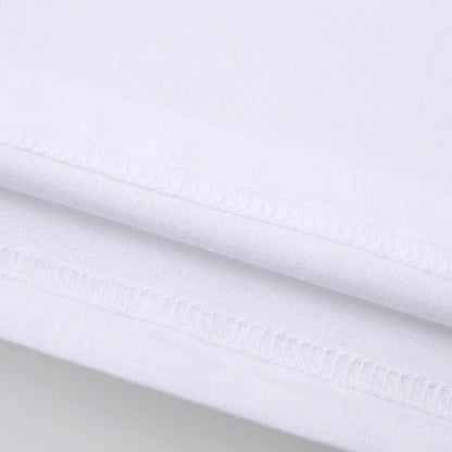 Men's Fashionable Casual T-shirt Versatile Round Neck Short Sleeved Comfortable and Breathable High Quality T-shirt for Daily