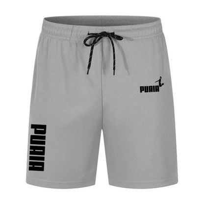 Men's Running Shorts Casual Sports Breathable Mesh Quick Dry Shorts Outdoor Hiking Clothing Fitness Quick Dry Drawstring Shorts