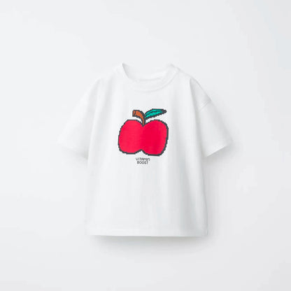 Printed Cartoon T-shirt For Kids Clothing Summer Costume Simple Fashion Baby Girl And Boy Short Sleeve Tees Tops Children Tshirt