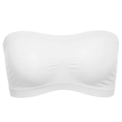 Strapless Tube Bra - Breathable Mesh Wireless Bra for Women | Summer Crop Top Bralette