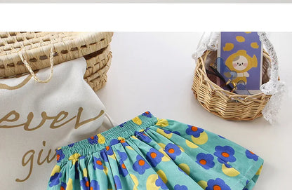 Kids Girls Skirt Shorts Summer Cotton Breathable Kids Skirt Pants Casual Baby Bloomers Children Short Pants Baby Stuff
