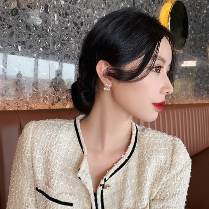 Petite Cherry Stud Earrings – Delicate Daily Studs