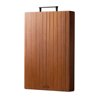Ebony Cutting Board – Double Sided Solid Wood Kitchen Chopping Block, Antibacterial
