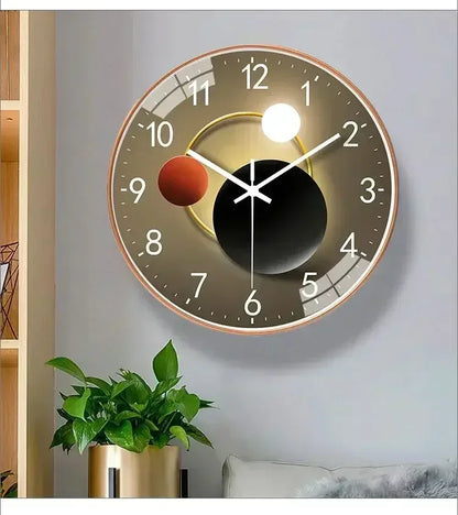 Silent Battery Operated Wall Clock - Non-Ticking Decor for Home  Office