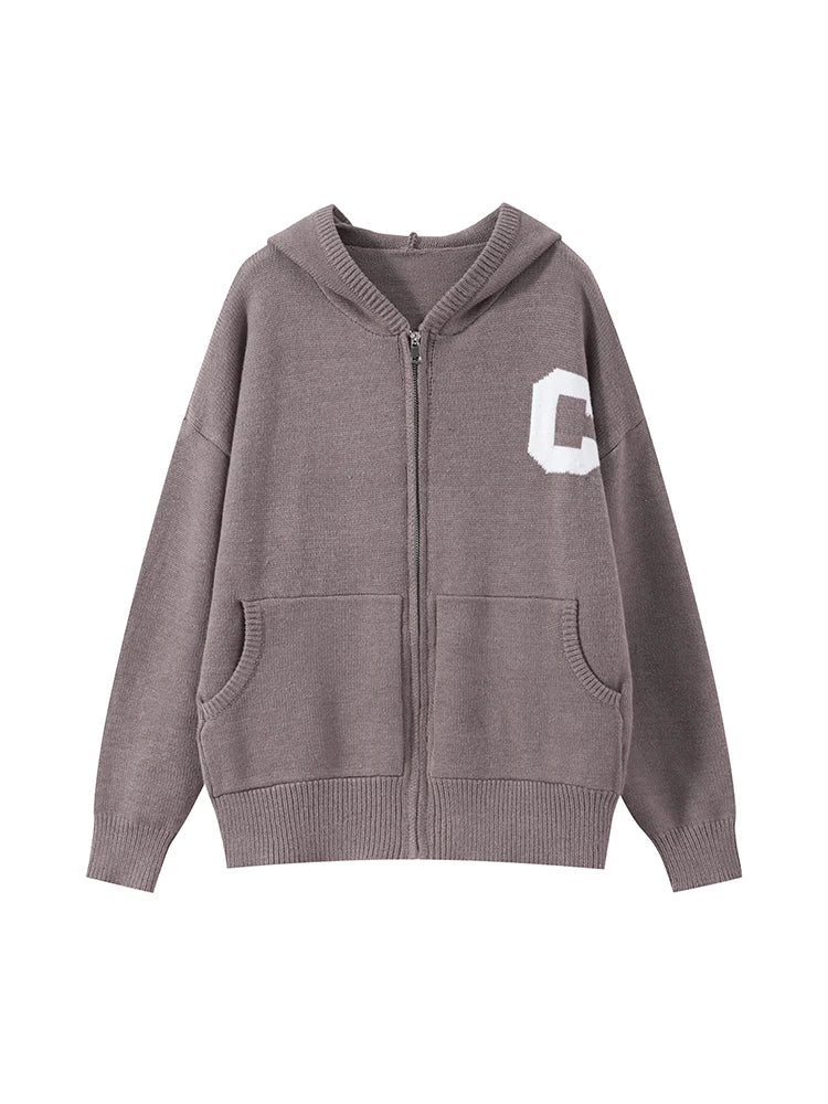Jacket Tracksuit Two‑piece Set Knit Jacket Clothes Hooded Knit Woman Tracksuit Hooded Knit Coat Pants Trousers Women Clothes