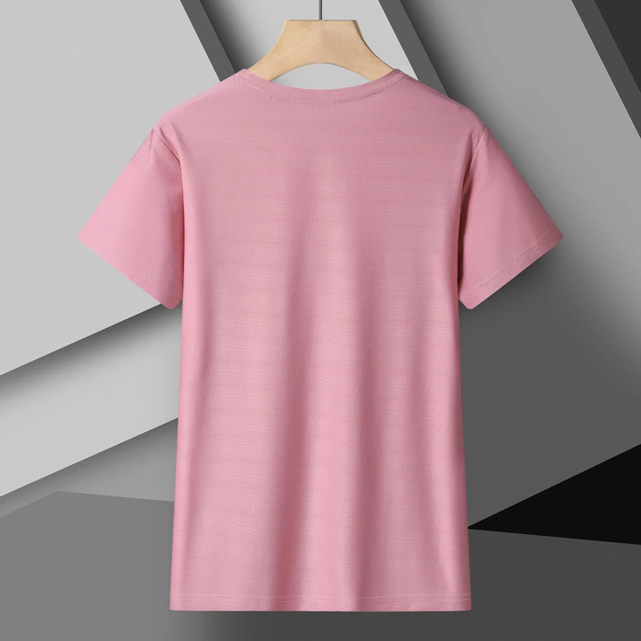 Women's Running T-Shirt – Reflective Quick-Dry Ice-Silk Sports Tee