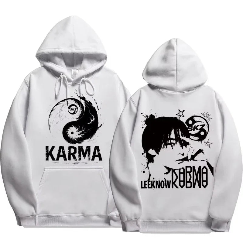 2025 Trendy Casual Loose Oversized Men's and Women's Hooded Sweatshirt FELIX Han BANGCHAN CHANGBIN HYUNJIN LEE KNOW K-POP